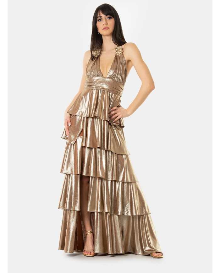 W LES FEMMES by BABYLON Abito elegante laminato