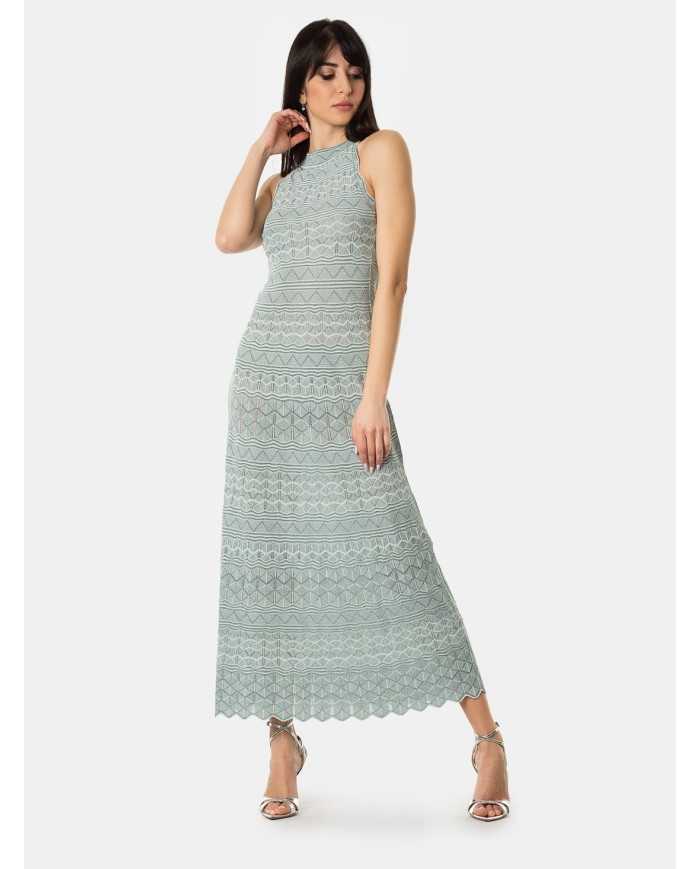 D.EXTERIOR Abito lungo geometrico