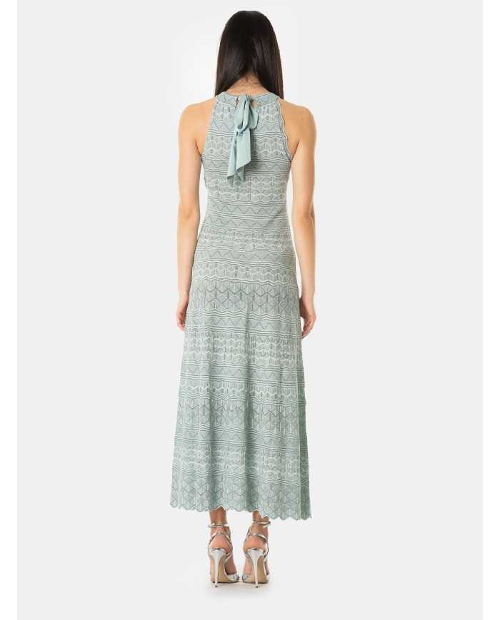 D.EXTERIOR Abito lungo geometrico