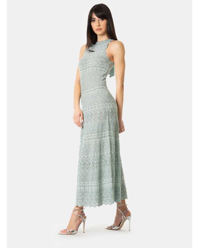 D.EXTERIOR Abito lungo geometrico