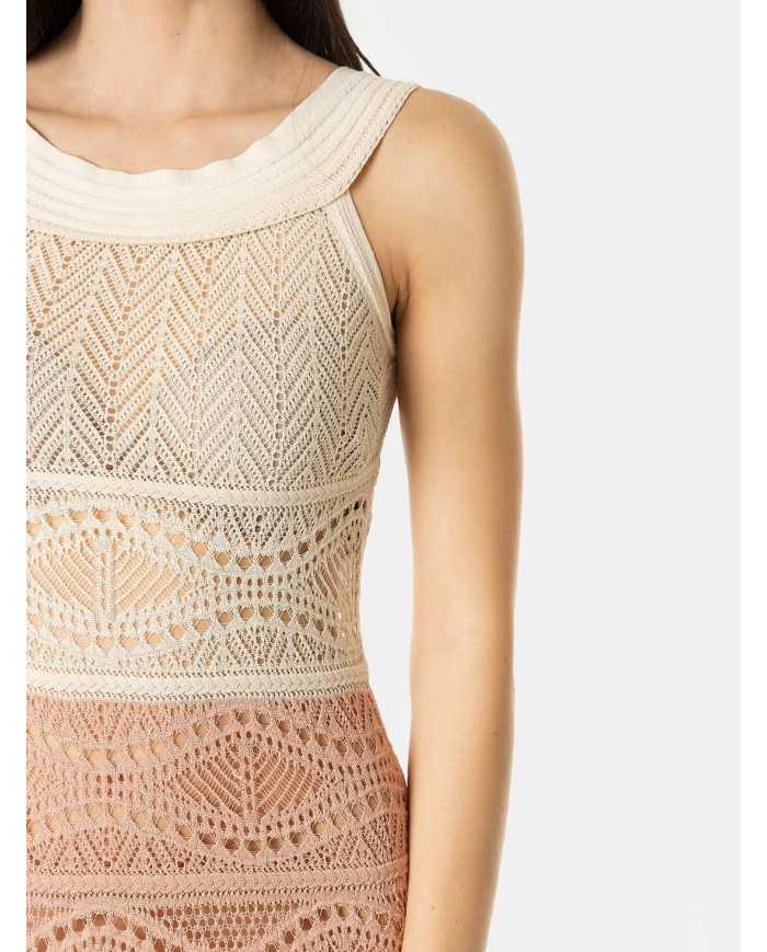 D.EXTERIOR Abito crochet degradè