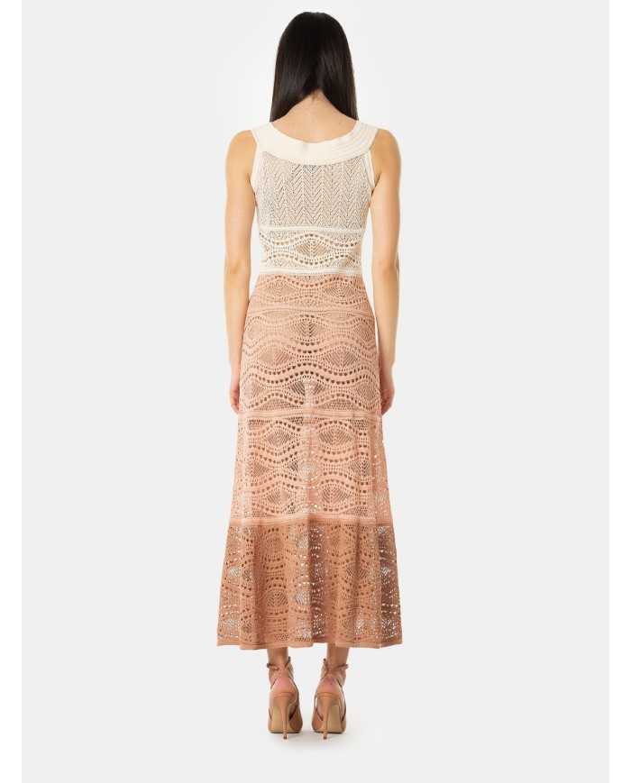 D.EXTERIOR Abito crochet degradè