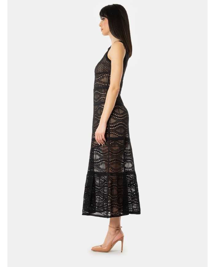 D.EXTERIOR Abito lungo crochet