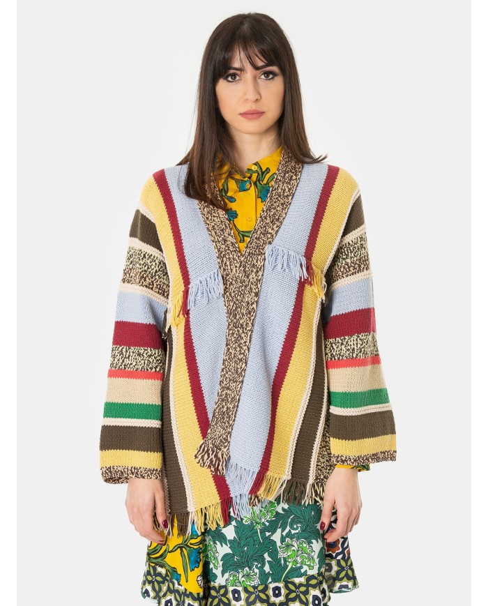 MAXMARA WEEKEND Cardigan sfrangiato