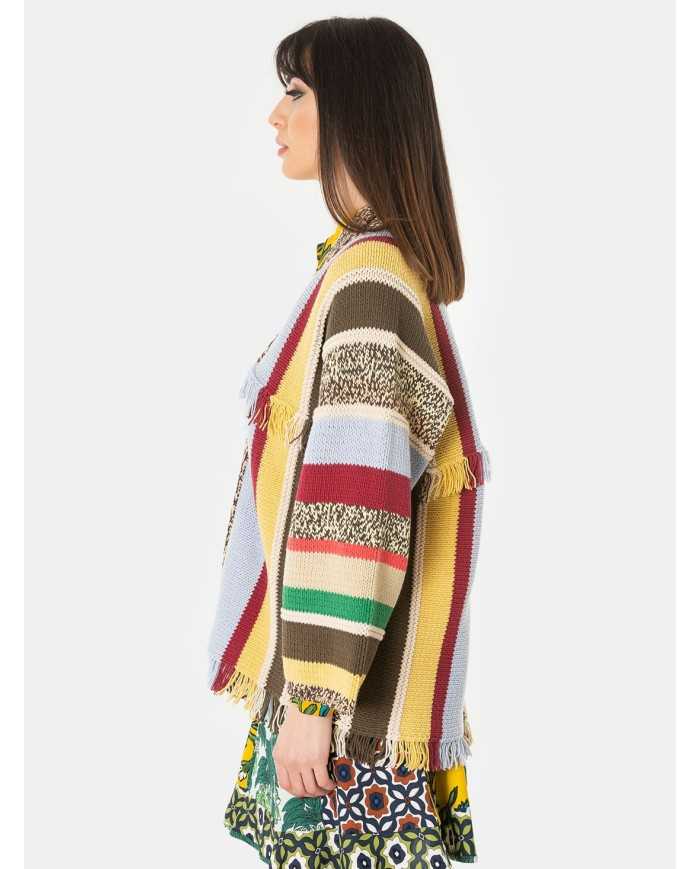 MAXMARA WEEKEND Cardigan sfrangiato