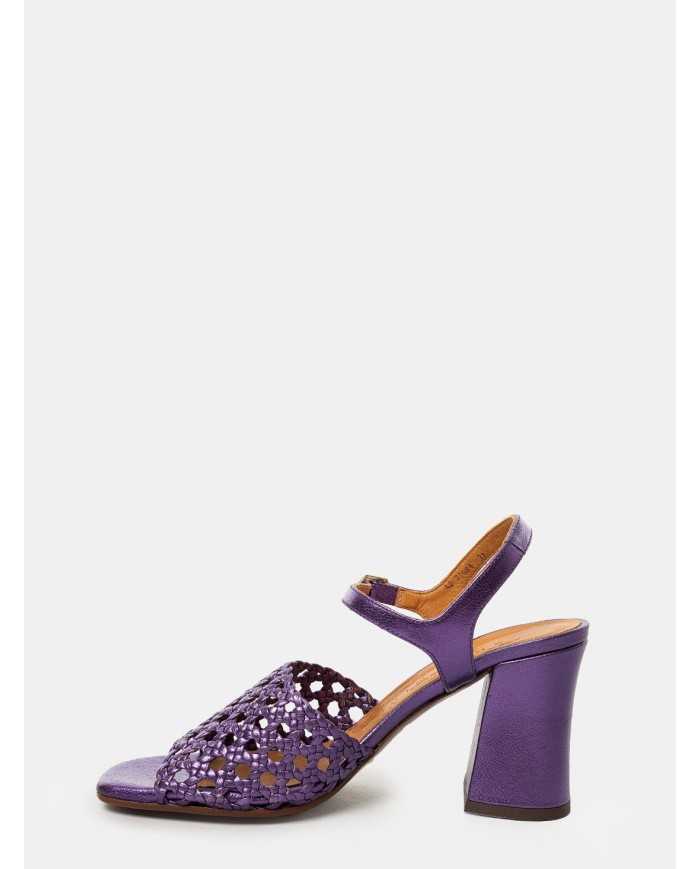 CHIE MIHARA Sandalo laminato intreccio