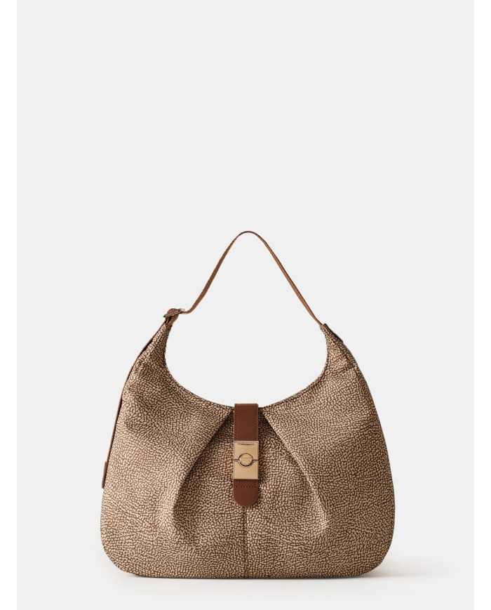 BORBONESE Borsa Hobo medium