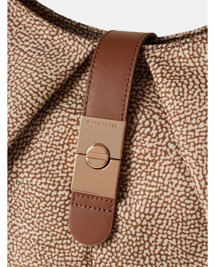 BORBONESE Borsa Hobo medium