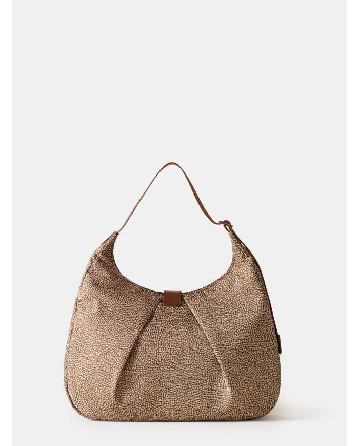 BORBONESE Borsa Hobo medium