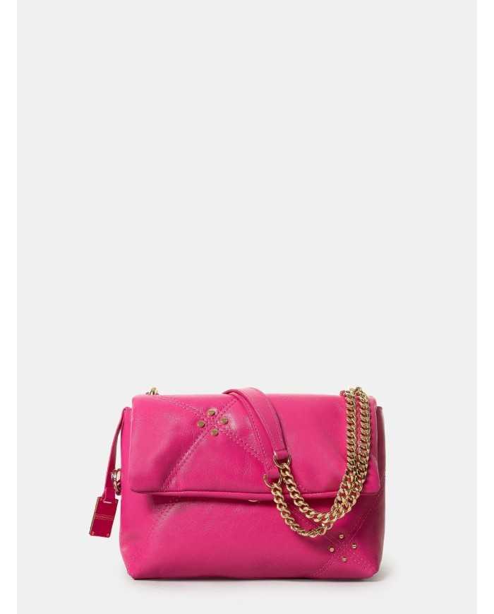 BORBONESE Borsa cross over medium con patta