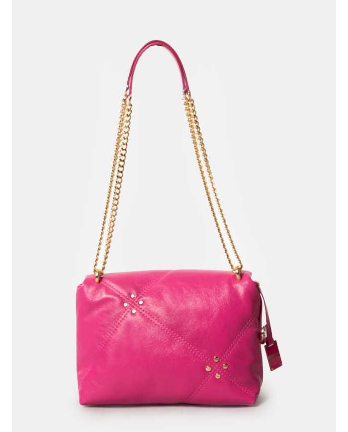 BORBONESE Borsa cross over medium con patta