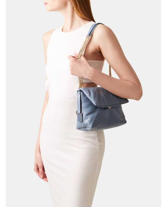 BORBONESE Borsa cross over medium con patta