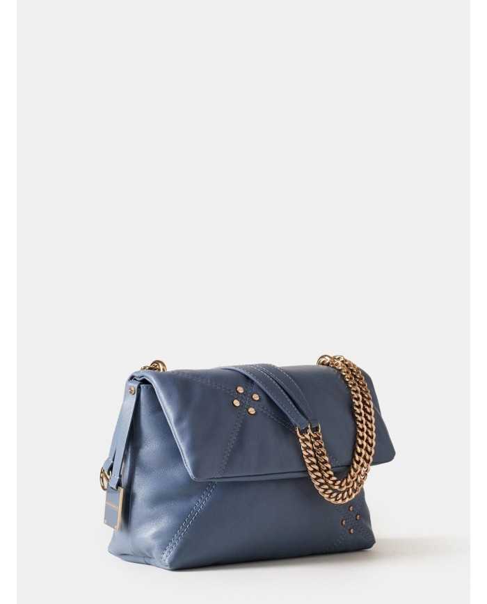 BORBONESE Borsa cross over medium con patta