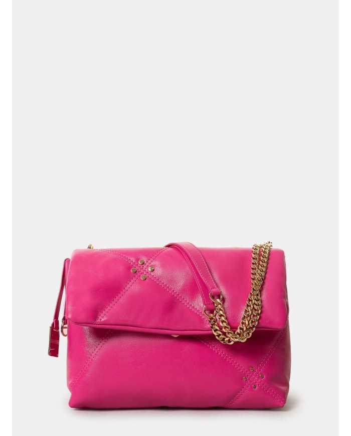 BORBONESE Borsa cross over large con patta