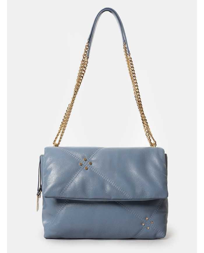 BORBONESE Borsa cross over large con patta