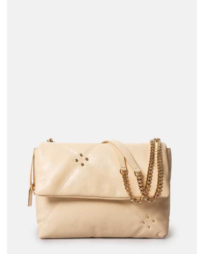 BORBONESE Borsa cross over large con patta