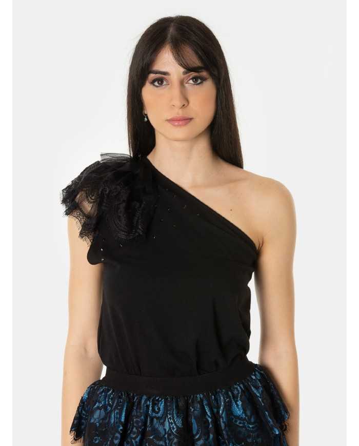ANIYE BY Top con tulle