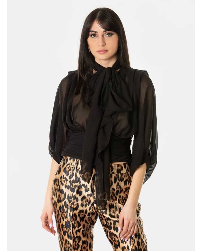 W LES FEMMES by BABYLON Camicia con fusciacca