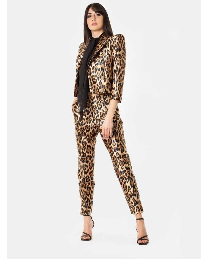 W LES FEMMES by BABYLON Pantalone maculato