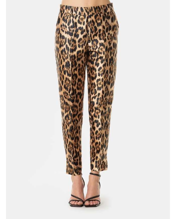 W LES FEMMES by BABYLON Pantalone maculato