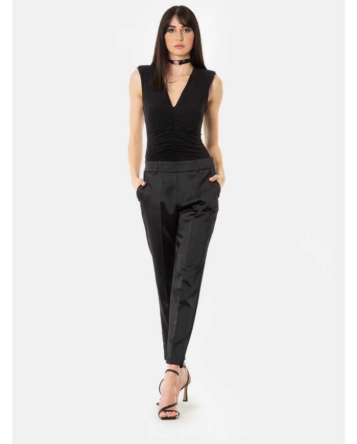 W LES FEMMES by BABYLON Pantalone in raso