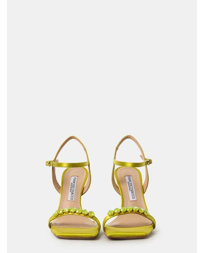 FRANCESCO SACCO Sandalo in raso