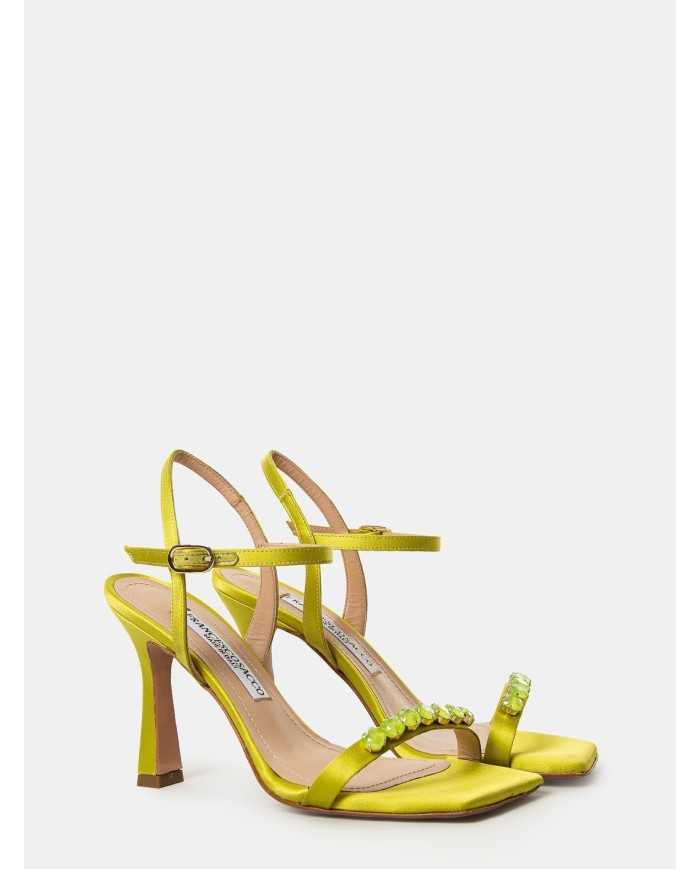 FRANCESCO SACCO Sandalo in raso