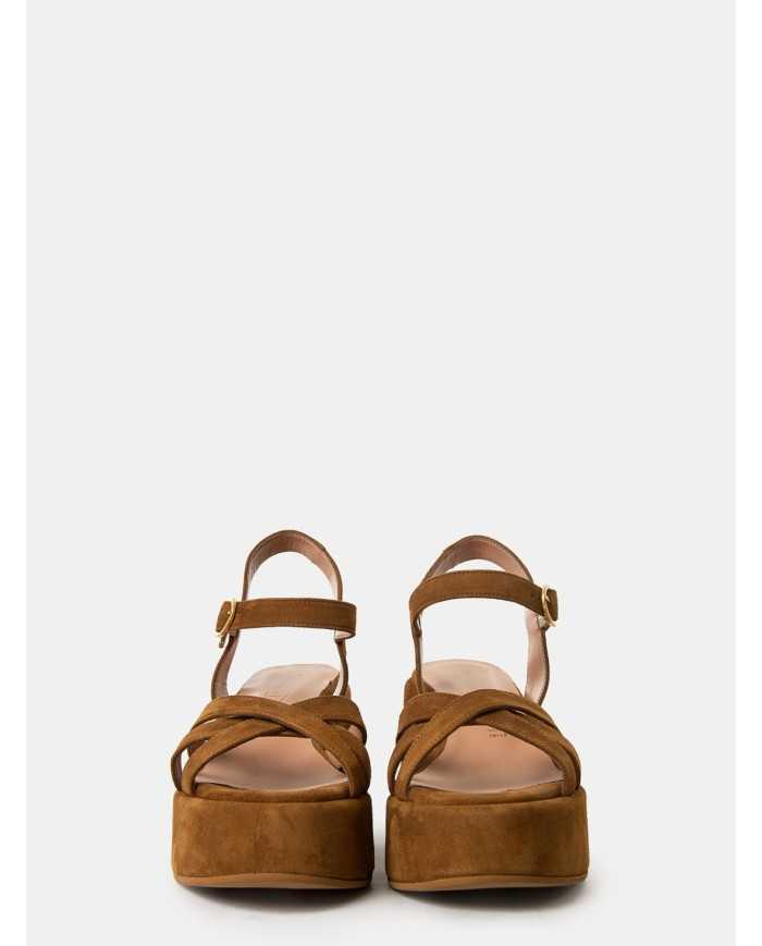 BIANCA DI' Sandalo in camoscio