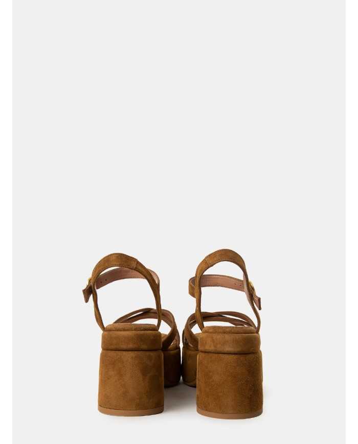 BIANCA DI' Sandalo in camoscio