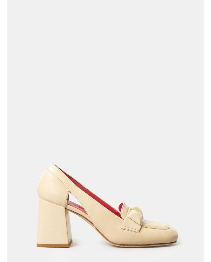 PAS DE ROUGE Mocassino in nappa