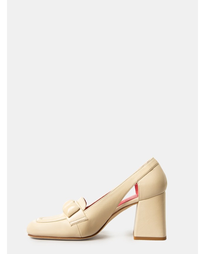 PAS DE ROUGE Mocassino in nappa