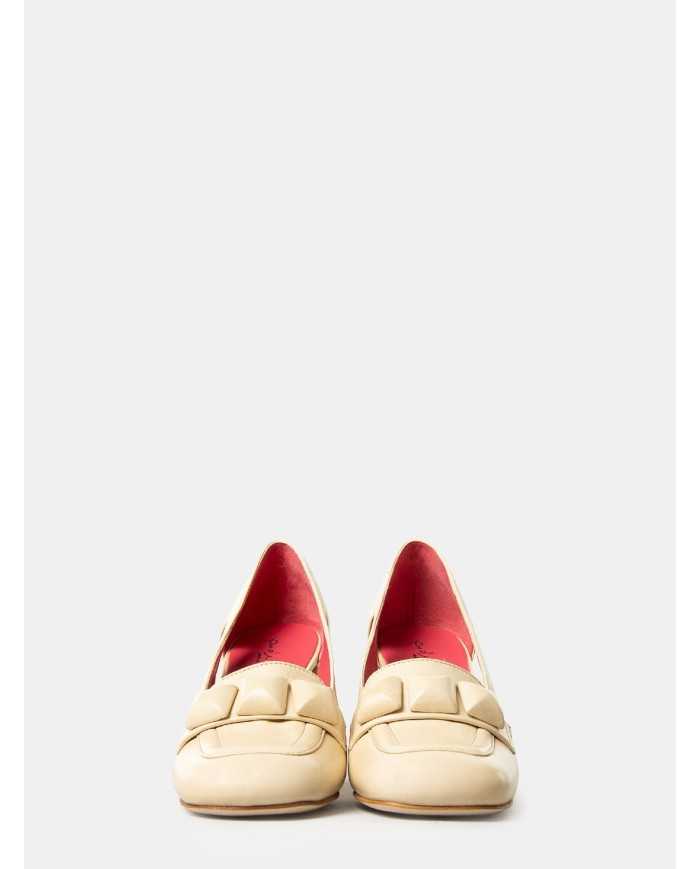 PAS DE ROUGE Mocassino in nappa