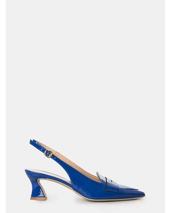 SILVIE Sandalo slingback in vernice