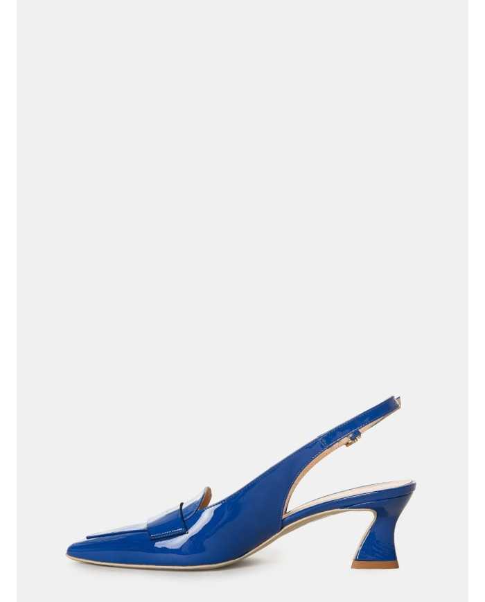SILVIE Sandalo slingback in vernice