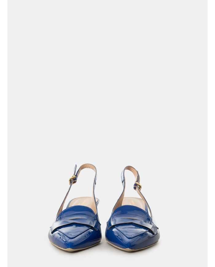 SILVIE Sandalo slingback in vernice