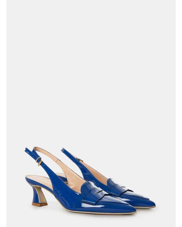 SILVIE Sandalo slingback in vernice