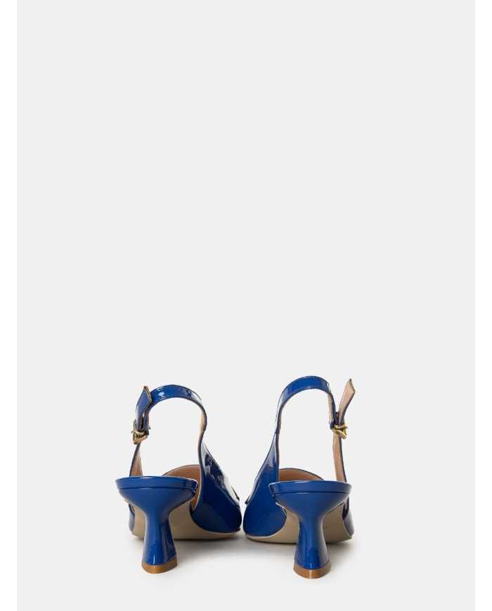 SILVIE Sandalo slingback in vernice