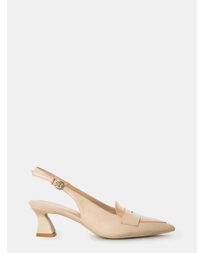 SILVIE Sandalo slingback in pelle