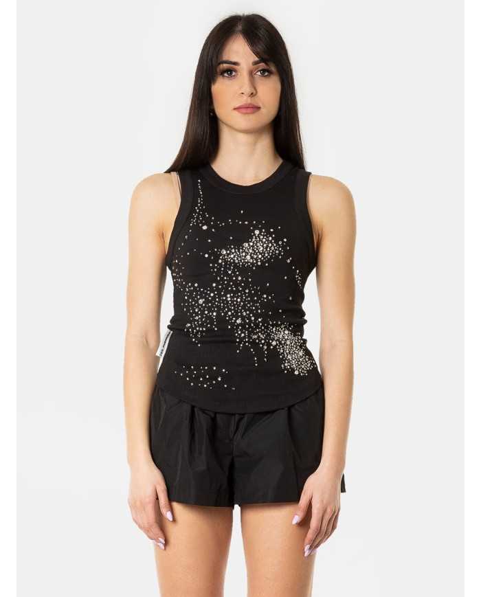 DES_PHEMMES Top ricamato a mano