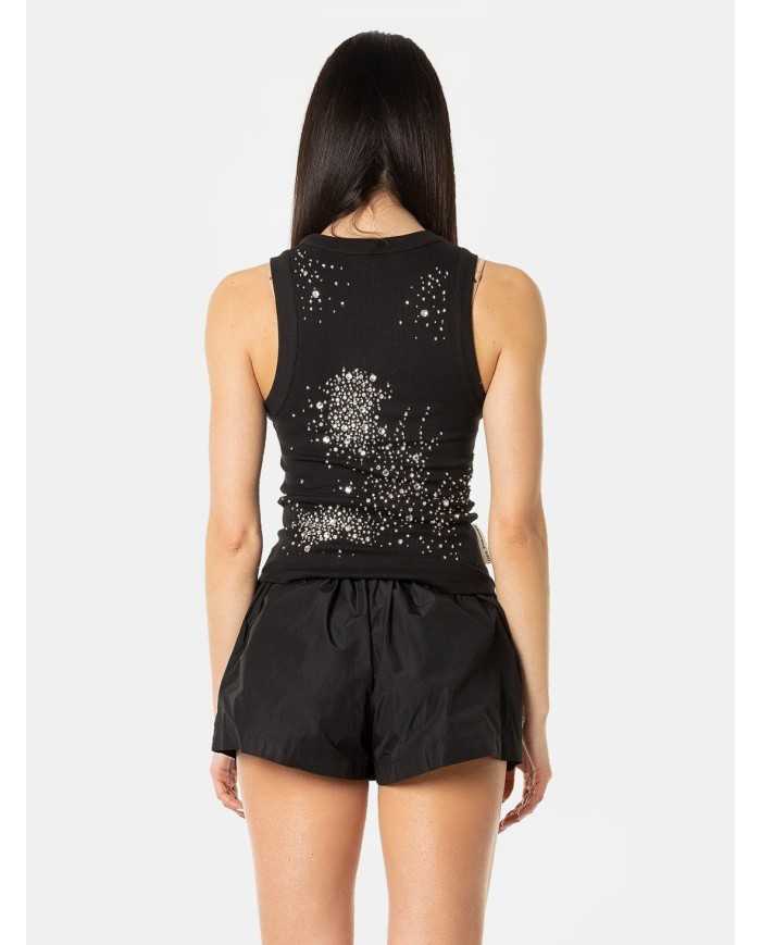 DES_PHEMMES Top ricamato a mano