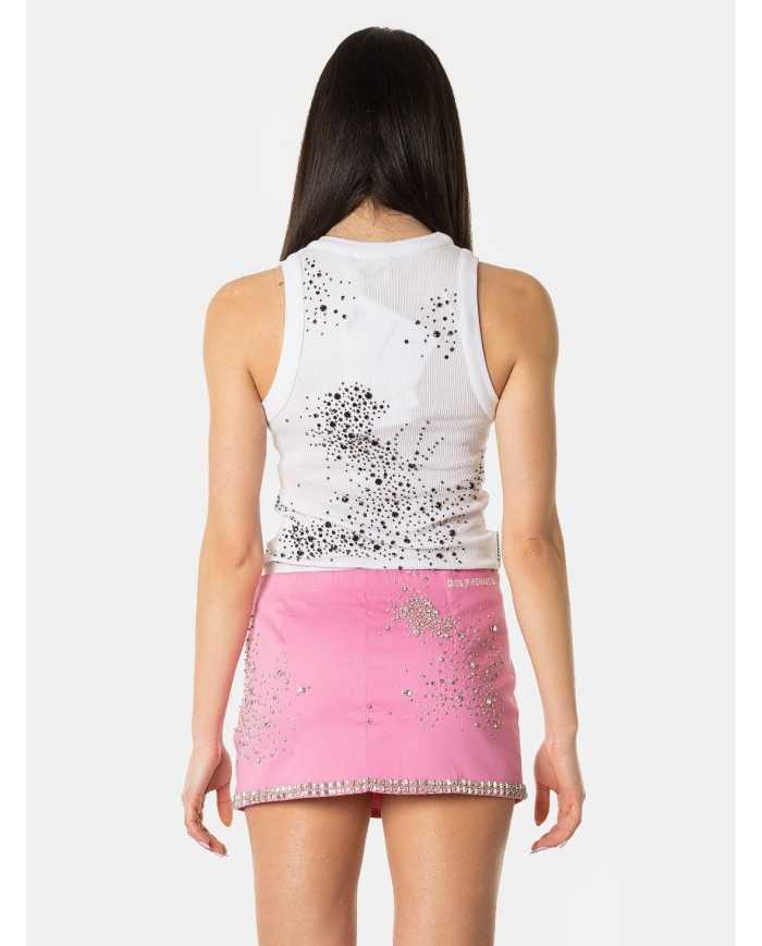 DES_PHEMMES Top ricamato a mano