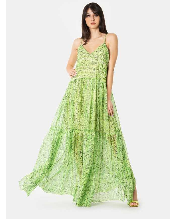 JIJIL Abito lungo a fantasia