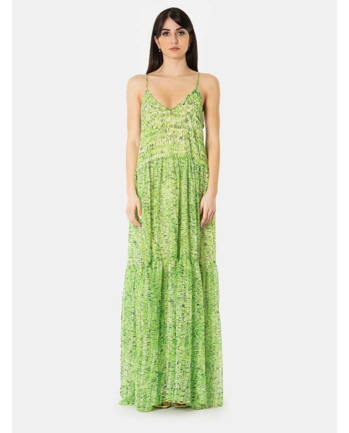 JIJIL Abito lungo a fantasia