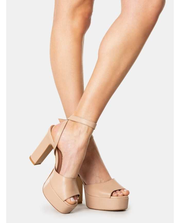 BIANCA DI' Sandalo in pelle