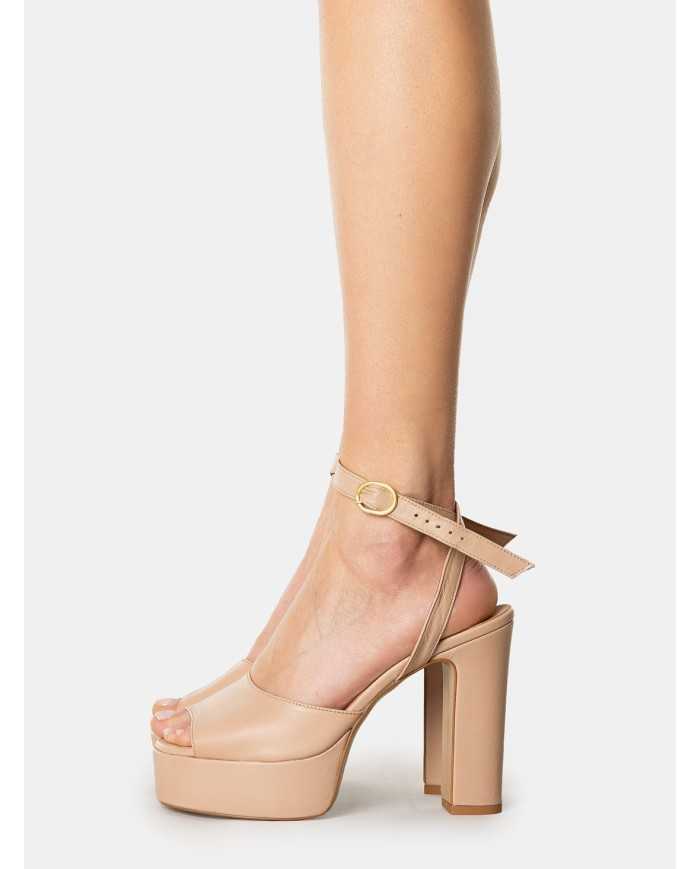 BIANCA DI' Sandalo in pelle