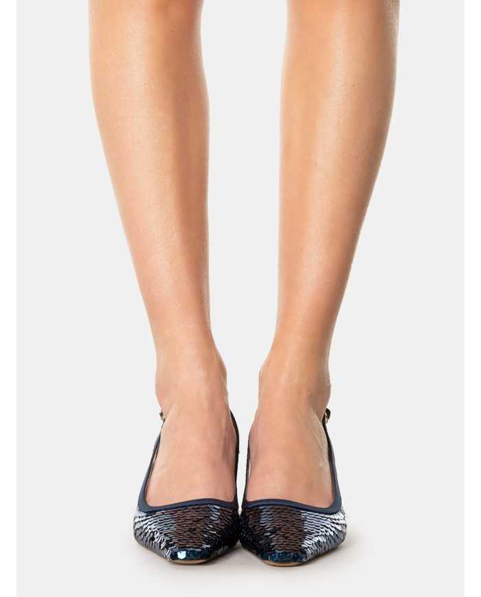 ROBERTO FESTA Sandalo slingback con paillettes