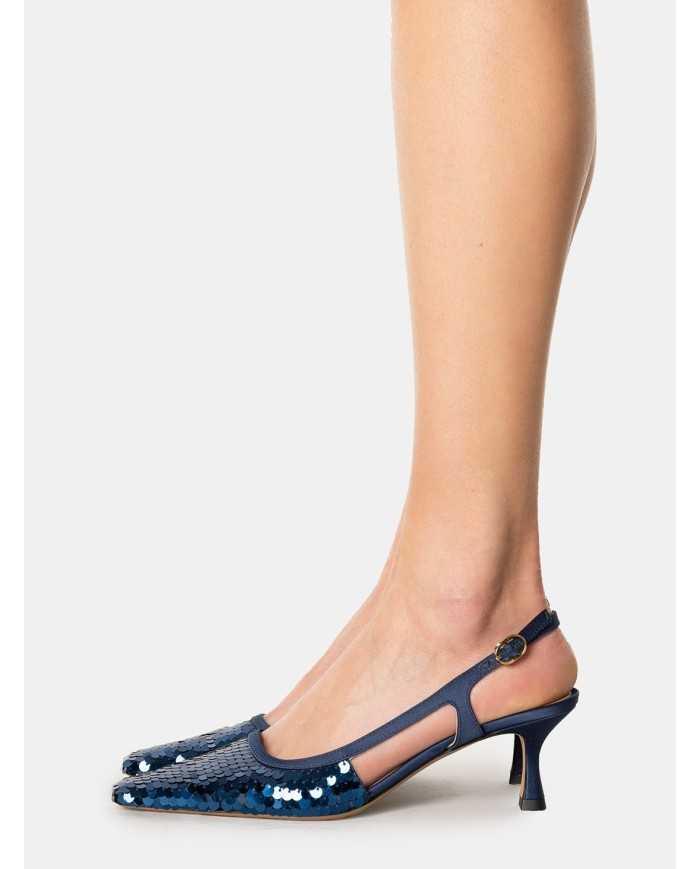 ROBERTO FESTA Sandalo slingback con paillettes