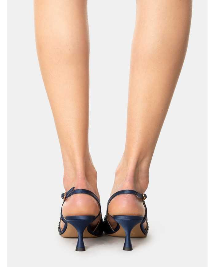 ROBERTO FESTA Sandalo slingback con paillettes