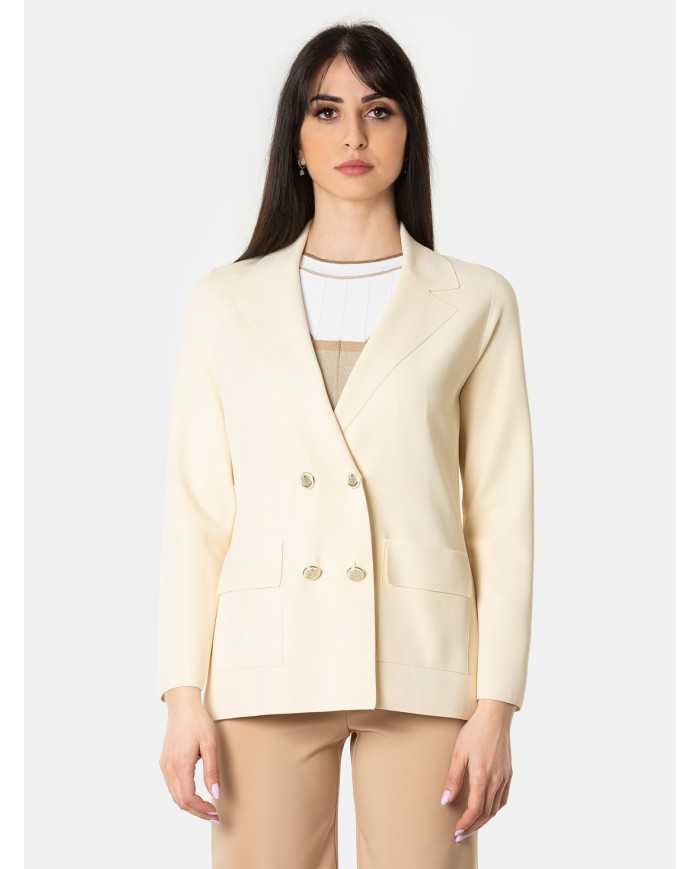 D.EXTERIOR Giacca lunga doppiopetto