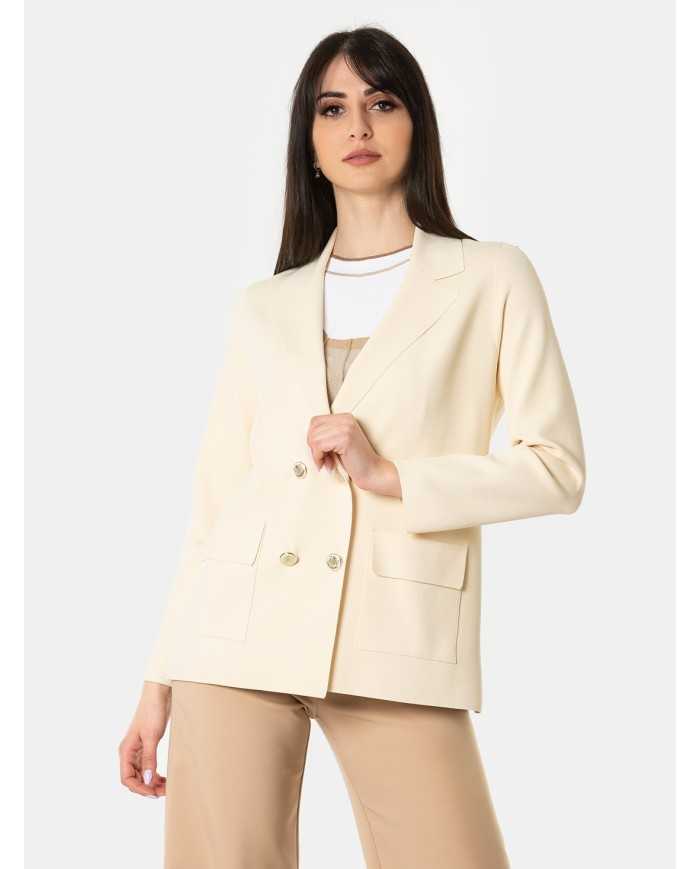 D.EXTERIOR Giacca lunga doppiopetto